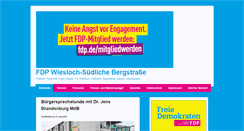 Desktop Screenshot of fdp-wiesloch.de