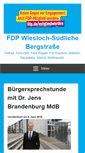 Mobile Screenshot of fdp-wiesloch.de